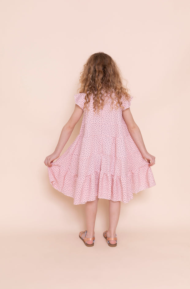 שמלה מסתובבת לילדה נטלי קוביות